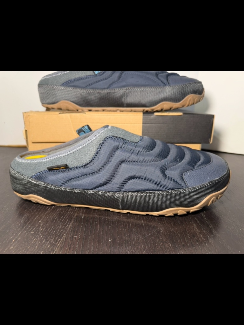 Teva ReEmber Terrain Slip-On Outdoor Slipper Shoe Total Eclipse/Phantom Mens 12M